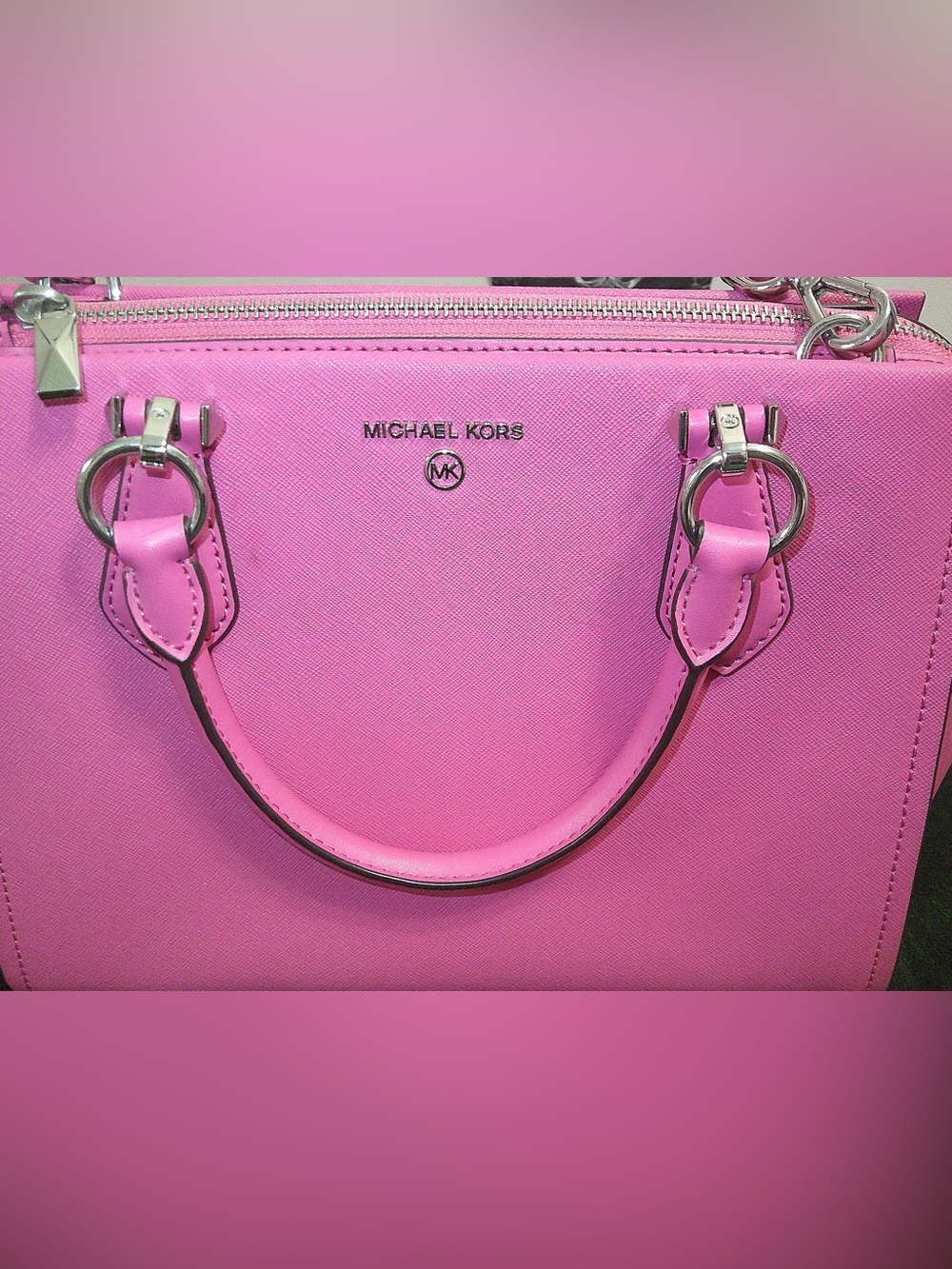 Michael Kors Marilyn Small Saffiano Leather Crossbody Bag - Picture 5 of 11